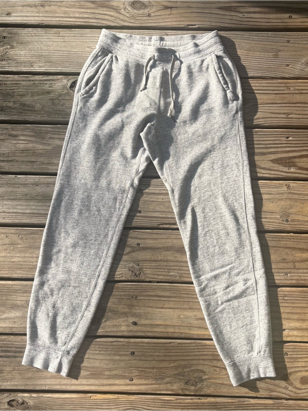 Uniqlo Heather Grey Sweatpants - Joggers